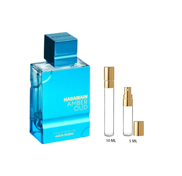 Decant Amber Oud Aqua Dubai Al Haramain
