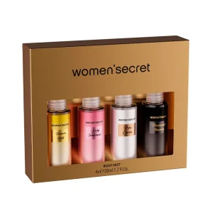 Women’Secret Metallic Body Mist Pack 4x50ml – Set de 4 fragancias femeninas