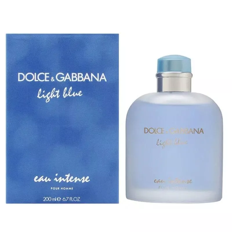 Light Blue Eau Intense Pour Homme Dolce&Gabbana - 200ml Light Blue Eau Intense Pour Homme Dolce&Gabbana