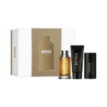 Set Hugo Boss The Scent EDT para Hombre – Perfume 100ml + Gel de Ducha + Desodorante (3 Piezas)